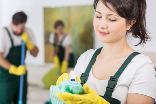 Local Barnes domestic cleaning service preparing a fresh home