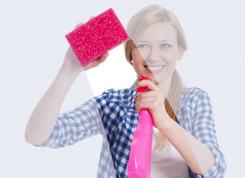 Local rug cleaner preparing a rug for deep cleaning in Barnes