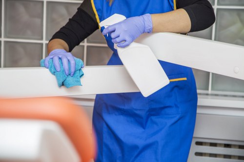 Deep carpet cleaning equipment used in a Barnes property